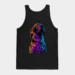 Labrador Retro 80s Tank Top